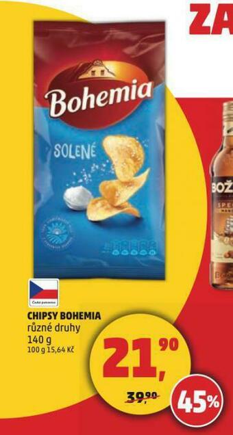 Penny Market Chipsy bohemia nabídka