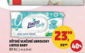 Penny Market Linteo baby dětské vlhčené ubrousky nabídka