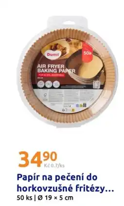 Action Dumil papír na pečení do horkovzušné fritézy nabídka