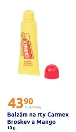 Action Carmex balzám na rty broskev a mango nabídka