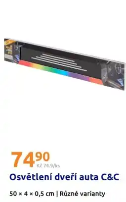 Action C&C Osvětlení dveří auta nabídka