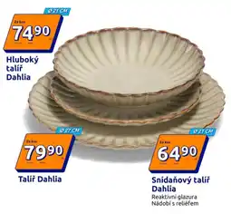 Action Dahlia hluboký talíř nabídka