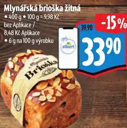 Albert Mlynářská brioška žitná nabídka