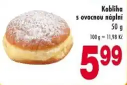 Qanto Kobliha s ovocnou náplní nabídka