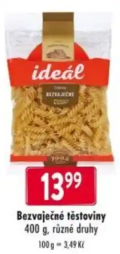 Qanto ideál bezvaječné těstoviny nabídka