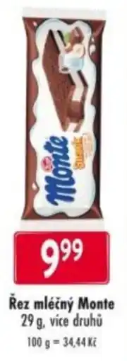 Qanto Monte Řez mléčný nabídka