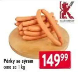 Qanto Klášterecé párky se sýrem nabídka