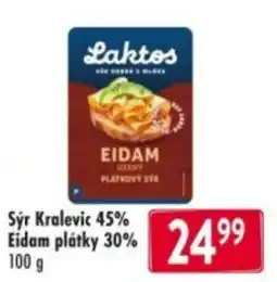Qanto Laktos eidam plátky nabídka