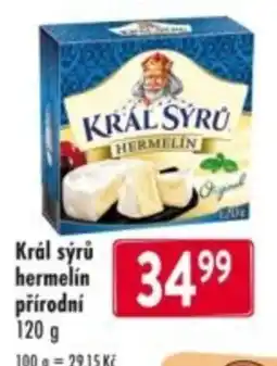 Qanto Král sýrů hermelín přírodní nabídka