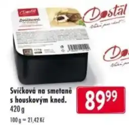 Qanto Dostál svíčková na smetaně s houskovým kned. nabídka