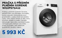 Planeo Elektro Gorenje pračka s předním plněním WG2PS72A12 nabídka