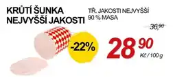 ZEMAN Krůtí šunka nejvyšší jakosti nabídka