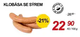 ZEMAN Klobása se sýrem nabídka