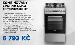 Planeo Elektro Beko kombinovaný sporák fsm52321dxdt nabídka