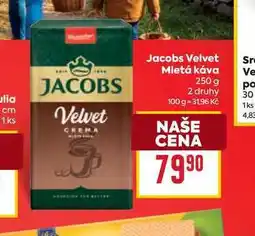 Billa Jacobs Velvet Mletá káva nabídka