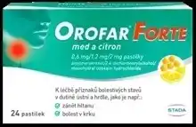 Benu Orofar Forte med acitron, 24 pastilek nabídka