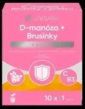 Benu LIVSANE D-manóza+Brusinky v prášku, 10 sáčků nabídka