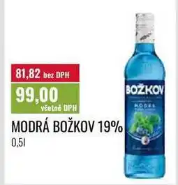 Ratio MODRÁ BOŽKOV 19%, 0,51 nabídka