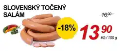 ZEMAN Slovenský točený salám nabídka