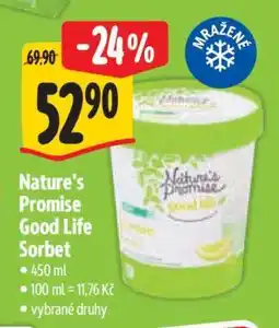 Albert Nature's Promise Good Life Sorbet nabídka