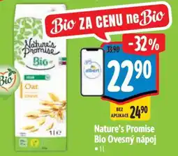 Albert Nature’s Promise Bio ovesný nápoj nabídka