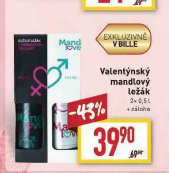 Billa Valentýnský mandlový ležák nabídka