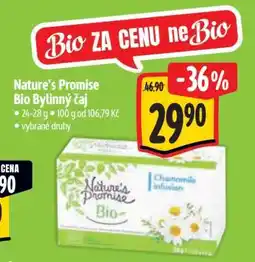 Albert Nature's Promise Bio Bylinný čaj nabídka