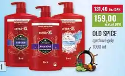 Ratio OLD SPICE, sprchové gely nabídka