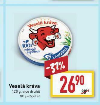 Billa Sýr veselá kráva nabídka