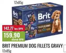 Ratio BRIT PREMIUM DOG FILLETS GRAVY nabídka