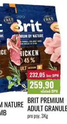 Ratio BRIT PREMIUM ADULT GRANULE, pro psy nabídka