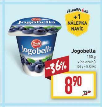 Billa Jogobella nabídka