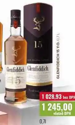 Ratio Glenfiddich 15 Years Old whisky nabídka