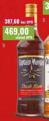 Ratio Captain Morgan Dark Rum nabídka