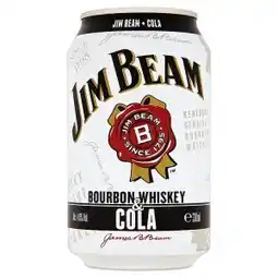 Ratio Jim Beam Bourbon nápoj 330ml, vybrané druhy nabídka