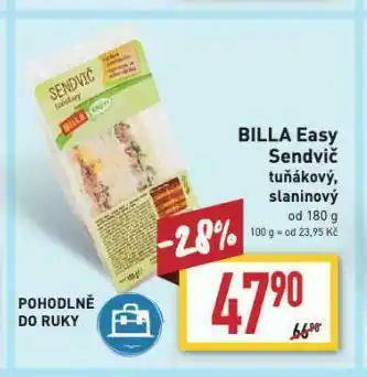 Billa Sendvič nabídka