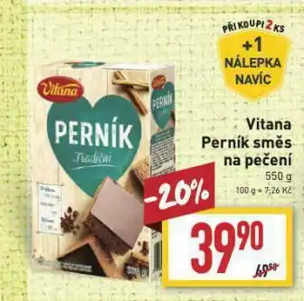Billa Perník směs na pečení nabídka