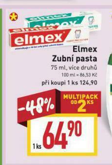 Billa Elmex zubní pasta nabídka