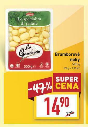 Billa Bramborové noky nabídka