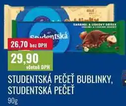Ratio STUDENTSKÁ PEČEŤ BUBLINKY, STUDENTSKÁ PEČEŤ nabídka