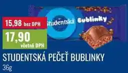 Ratio STUDENTSKÁ PEČEŤ BUBLINKY nabídka