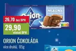Ratio ORION ČOKOLÁDA více druhů nabídka
