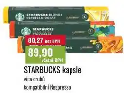 Ratio STARBUCKS kapsle nabídka