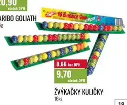 Ratio ŽVÝKAČKY KULIČKY, 16ks nabídka
