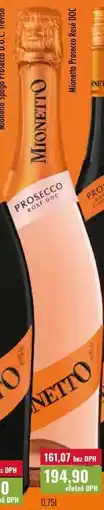 Ratio Mionetto Prosecco Rosé DOC nabídka