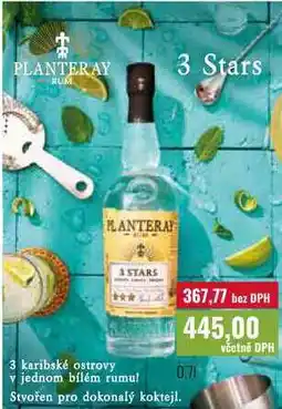 Ratio PLANTERAY RUM 3 Stars nabídka