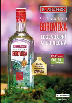 Ratio R. JELÍNEK SLOVÁCKÁ BOROVIČKA nabídka