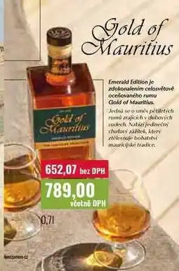 Ratio Gold of Mauritius nabídka