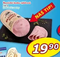 ESO MARKET Kostelecké uzeniny řeznická šunka výběrová nabídka