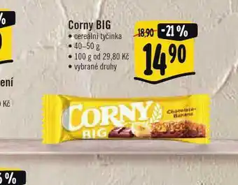Albert Corny big cereální tyčinka nabídka